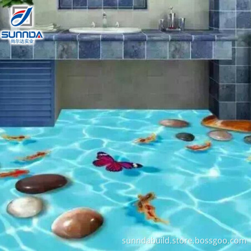 China factory selling original popular bathroom interior wall decoration material 3d flooring tile